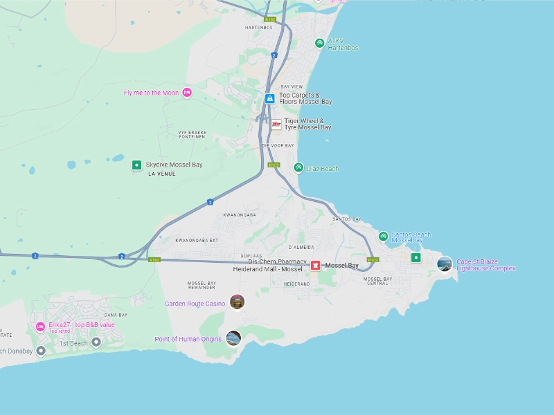 MOSSEL BAY Garden Route, Western Cape, South Africa