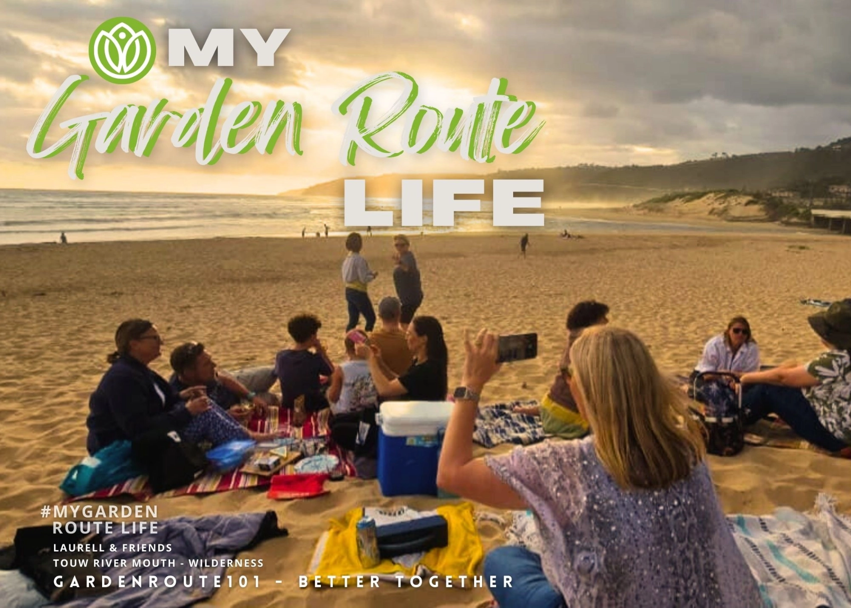 Laurell & Friends on Wilderness beach - Garden Route 101 Better Together