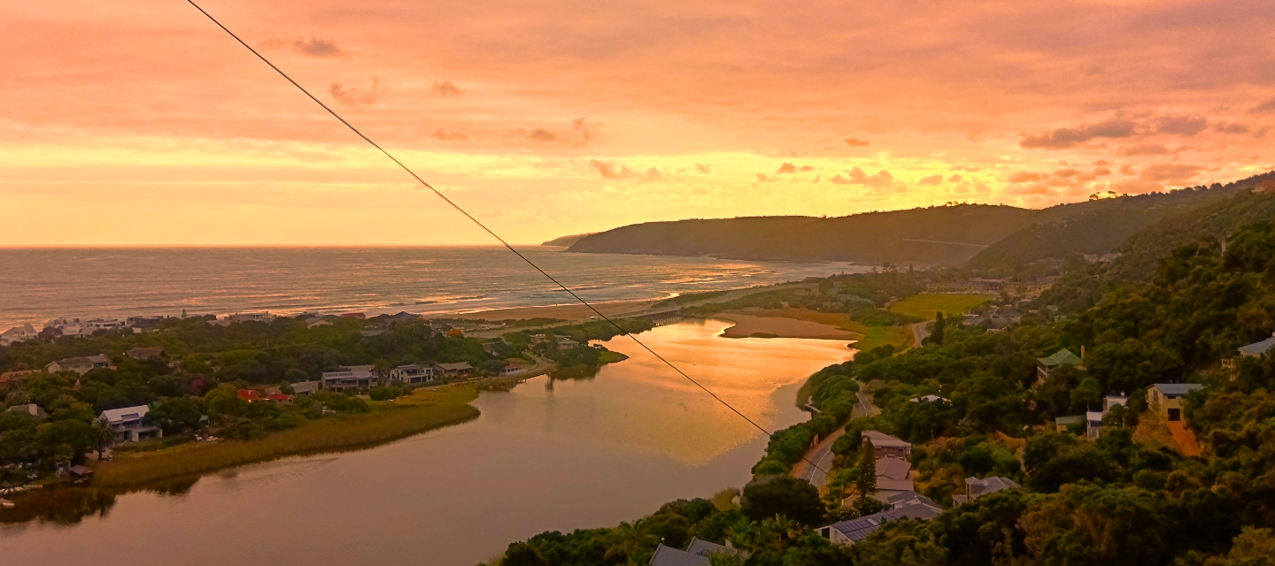 Experience the magic of a Wilderness sunset, Garden Route, South Africa