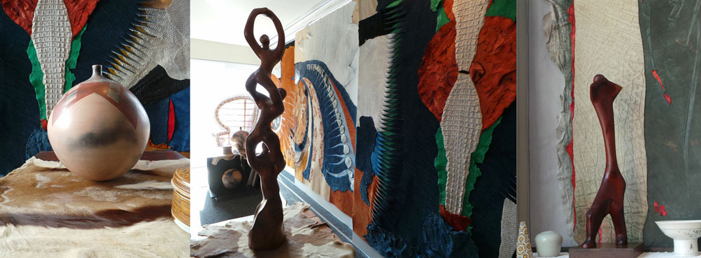 Artworks by local legendary artist, Beatrix Bosch grace the walls of many homes in the Garden Route