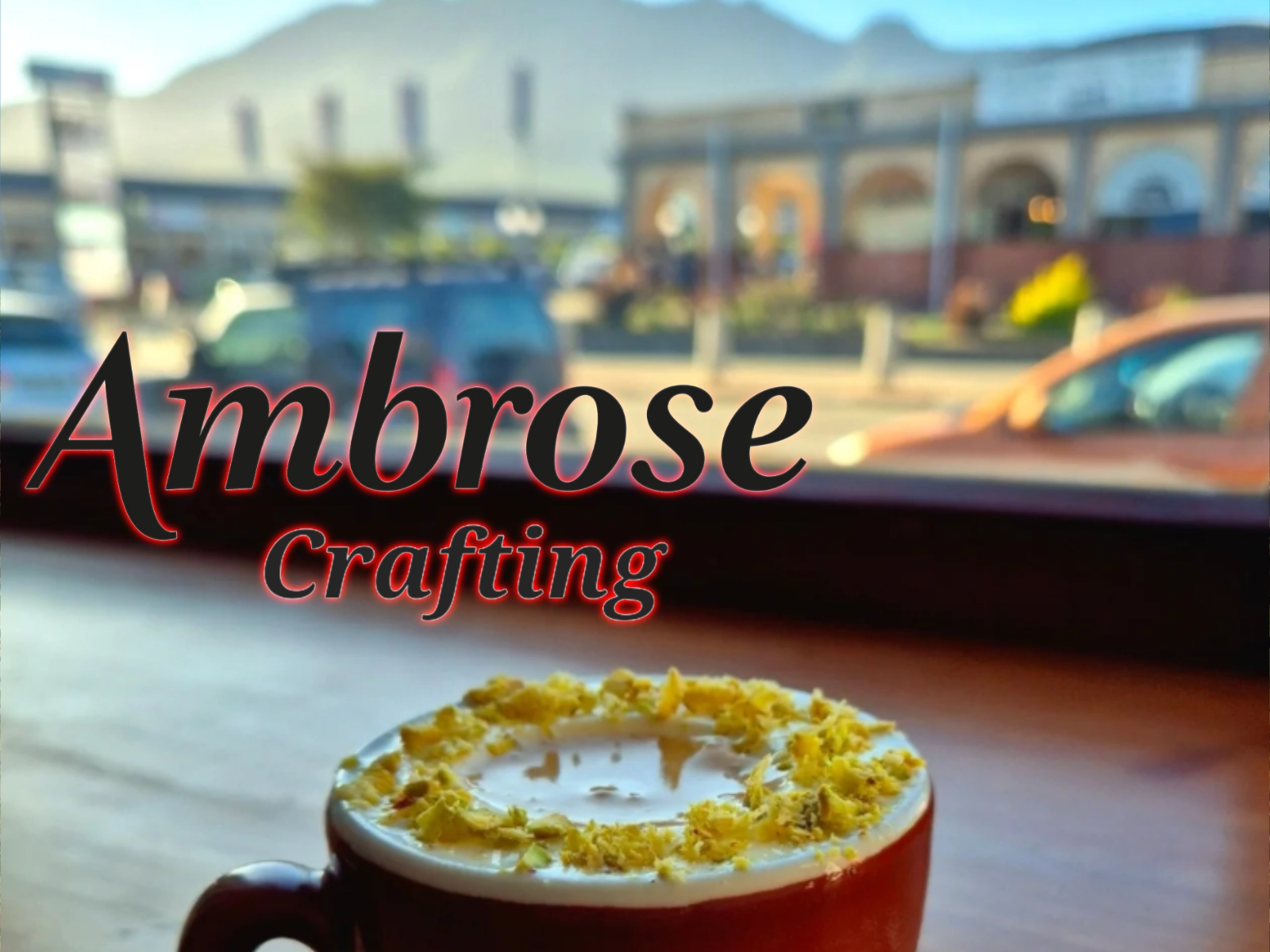 Ambrose Crafting, Coffee, Art and Second Hand Items in a funky, fun and vibrant little coffee shop in the heart of George.
